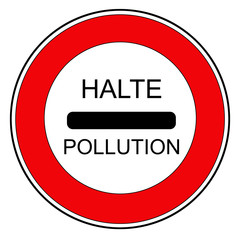 halte pollution