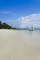 Papier Peint photo Plage blanche de Boracay plage blanche de l& 39 île de boracay