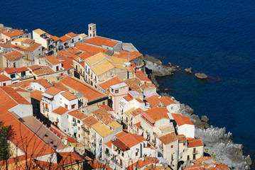 Fototapeta premium Cefalu, traditional landmark in Sicily