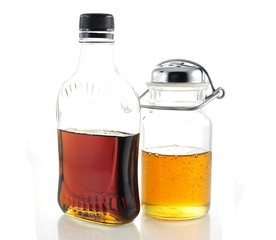 honey and maple syrup