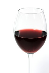 Glas Rotwein