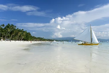 Fotobehang Boracay Wit Strand boracay eiland wit strand paraw