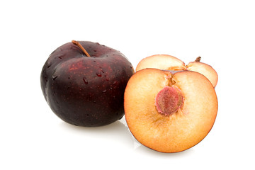 Plum Sectioned