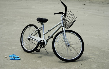 Fototapeta na wymiar Plaża rower