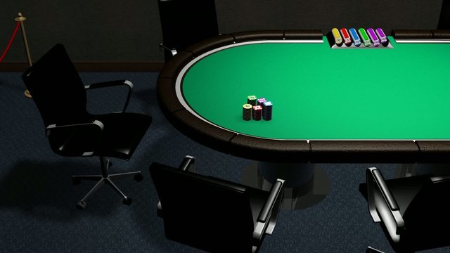 Poker table Animation