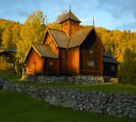 Fototapeta na wymiar Uvdal Stavkirke, Norway