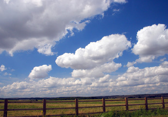 Fototapeta premium Sky over the country