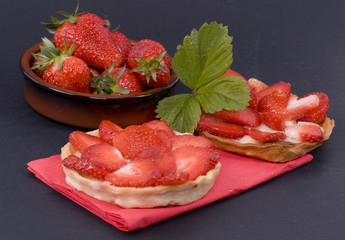 tartelettes aux fraises