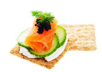 Salmon Caviar Canape