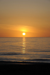 Sonnenaufgang am Meer