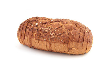 Illustration of bread slices on white background