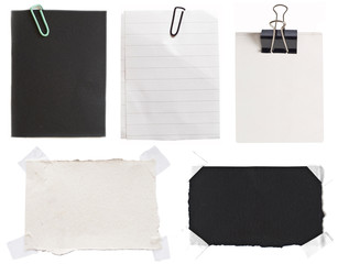 black and white notes collection