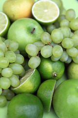 Obst grün - green fruits