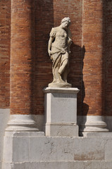 vicenza palazzo del capitanio dettaglio statua veneto
