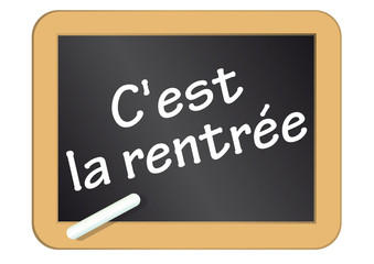 Obraz premium Ardoise Rentrée