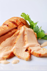 Grilled turkey breast