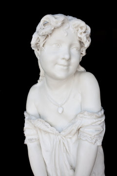 female garden statue