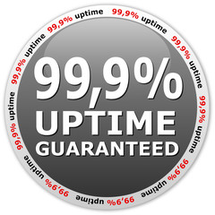 99.9 % uptime