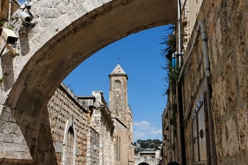 Street in Armenian quarter of Jerusalem