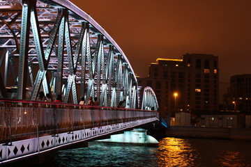 Puente Waibaidu, Shangai