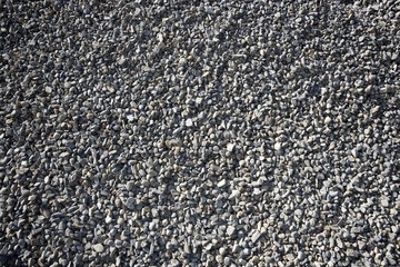 gravel closeup background gray color
