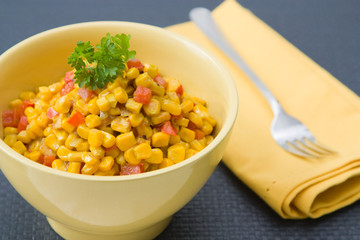 Kokosmilch Mais Curry