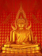 Perfect golden Buddha