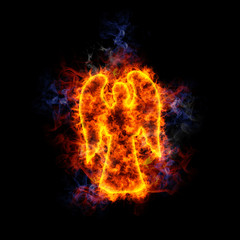 Fototapeta premium Fiery angel.