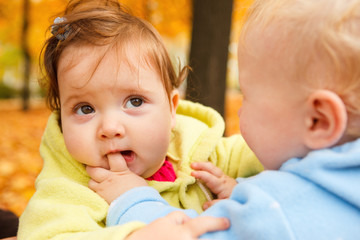 Finger in mouth