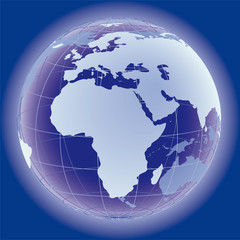 globe concept icon web internet vector illustration