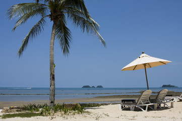 Obraz na płótnie Canvas Beach on a sunny day.Thailand .