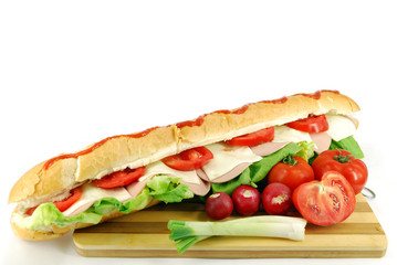 big sub sandwich
