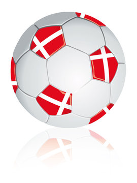 Denmark soccer ball.