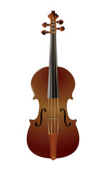 Fototapeta na wymiar Traditional violin