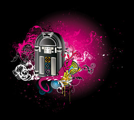 color music abstract vector