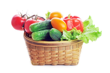 vegetables in the basket