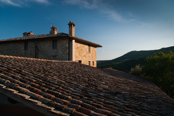 Top of the house in Umbria