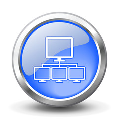 Stylish button, vector illustration.