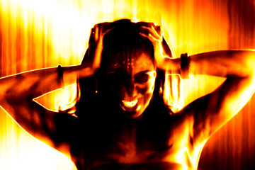 Fiery Evil Woman