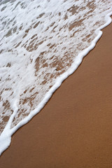Beach Waves Washing Ashore
