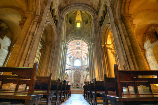 HDR image of Se Cathedral in Lisbon