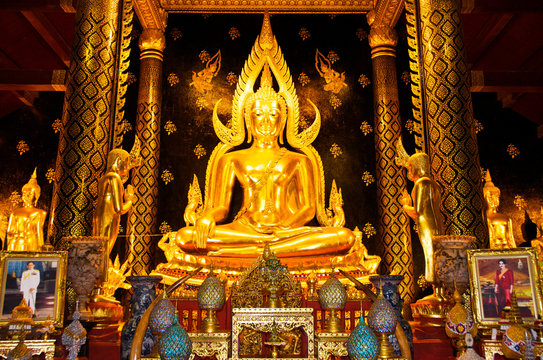 Buddha image in a temple