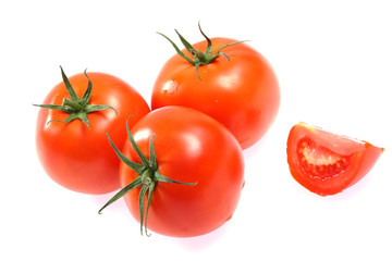 Fresh red tomatoes