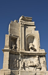 Philopappus hill and monument at Athens, Greece