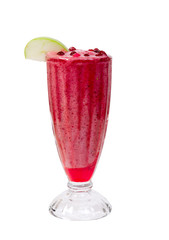 cranberry cocktail isolated
