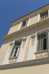 Typical traditional house at Plaka of Athens in Greece