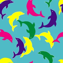  Naadloos dolfijnpatroon © ihor-seamless