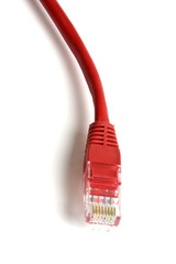 Red network plug