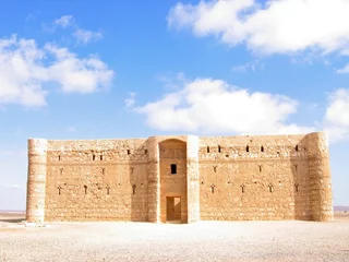 Crédence de cuisine en verre imprimé moyen-Orient Jordanian Desert Castle
