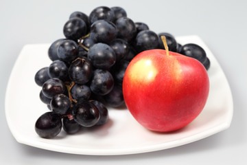 Sweet grape and apple
